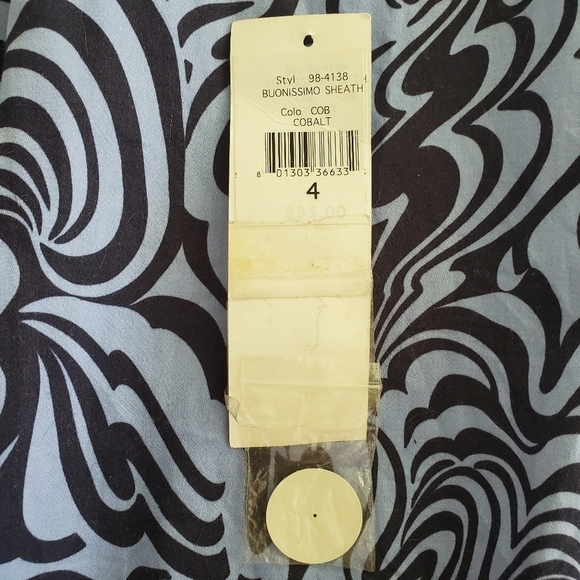 Nanette Lepore Cobalt Buonissimo Sheath Beaded Dress - Picture 11 of 12